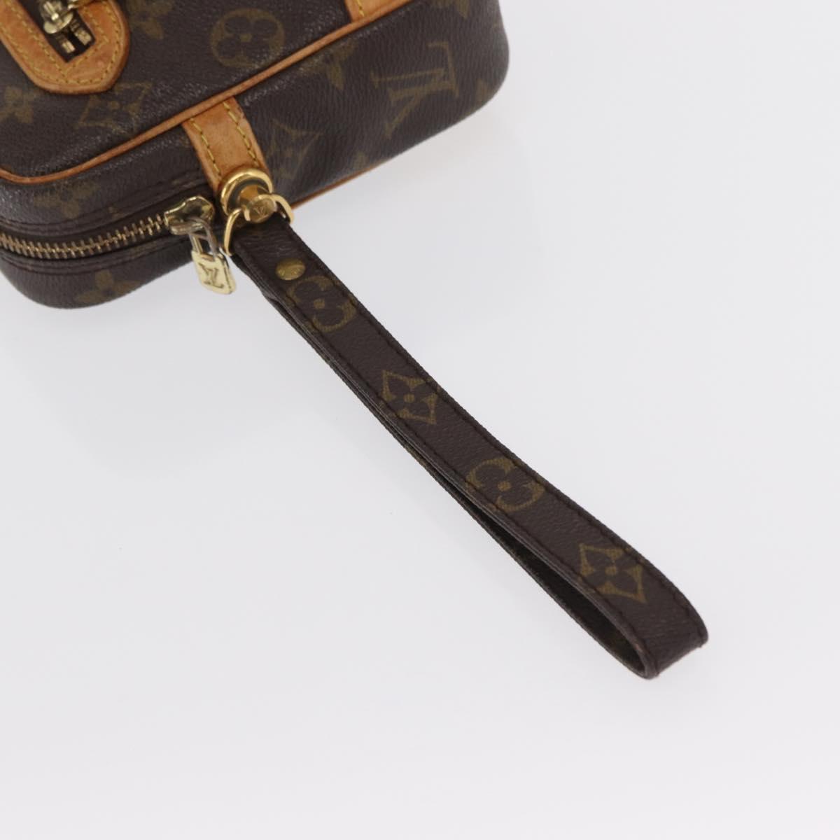 LOUIS VUITTON Monogram Marly Dragonne GM Clutch Bag M51825 LV Auth hk3387