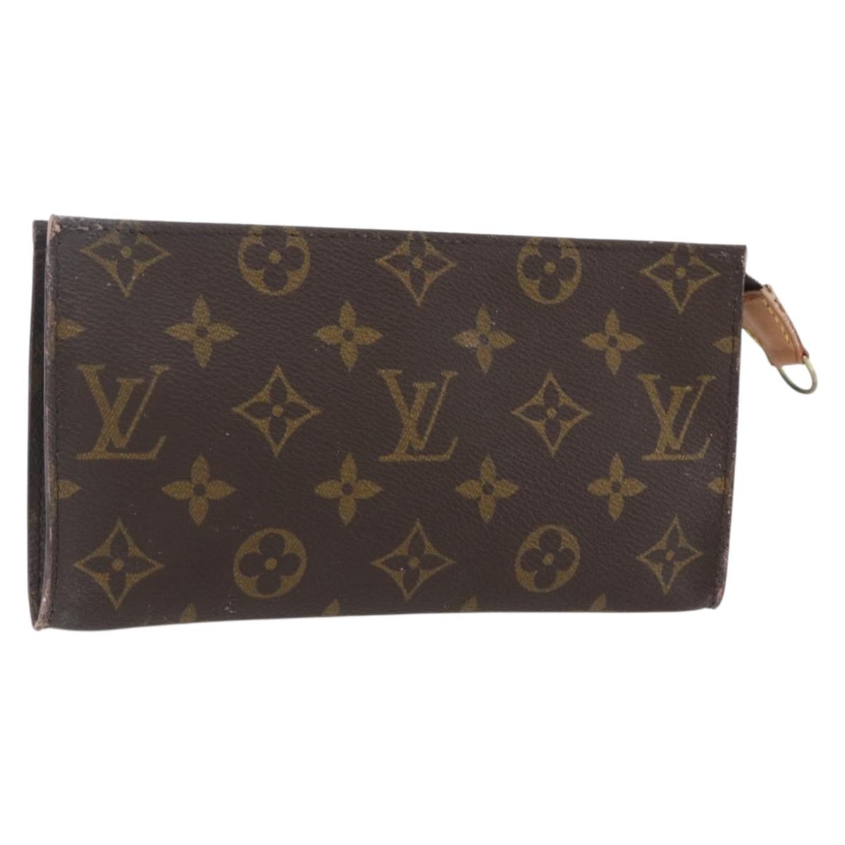 LOUIS VUITTON Monogram Bucket GM Accessory Pouch LV Auth hk3389