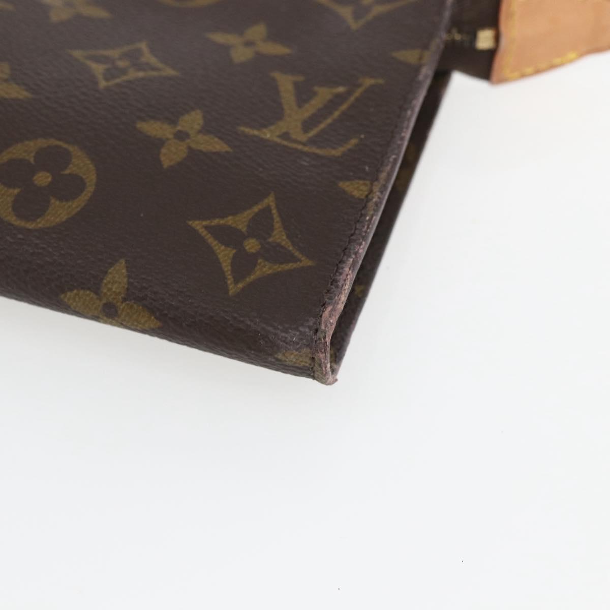 LOUIS VUITTON Monogram Bucket GM Accessory Pouch LV Auth hk3389