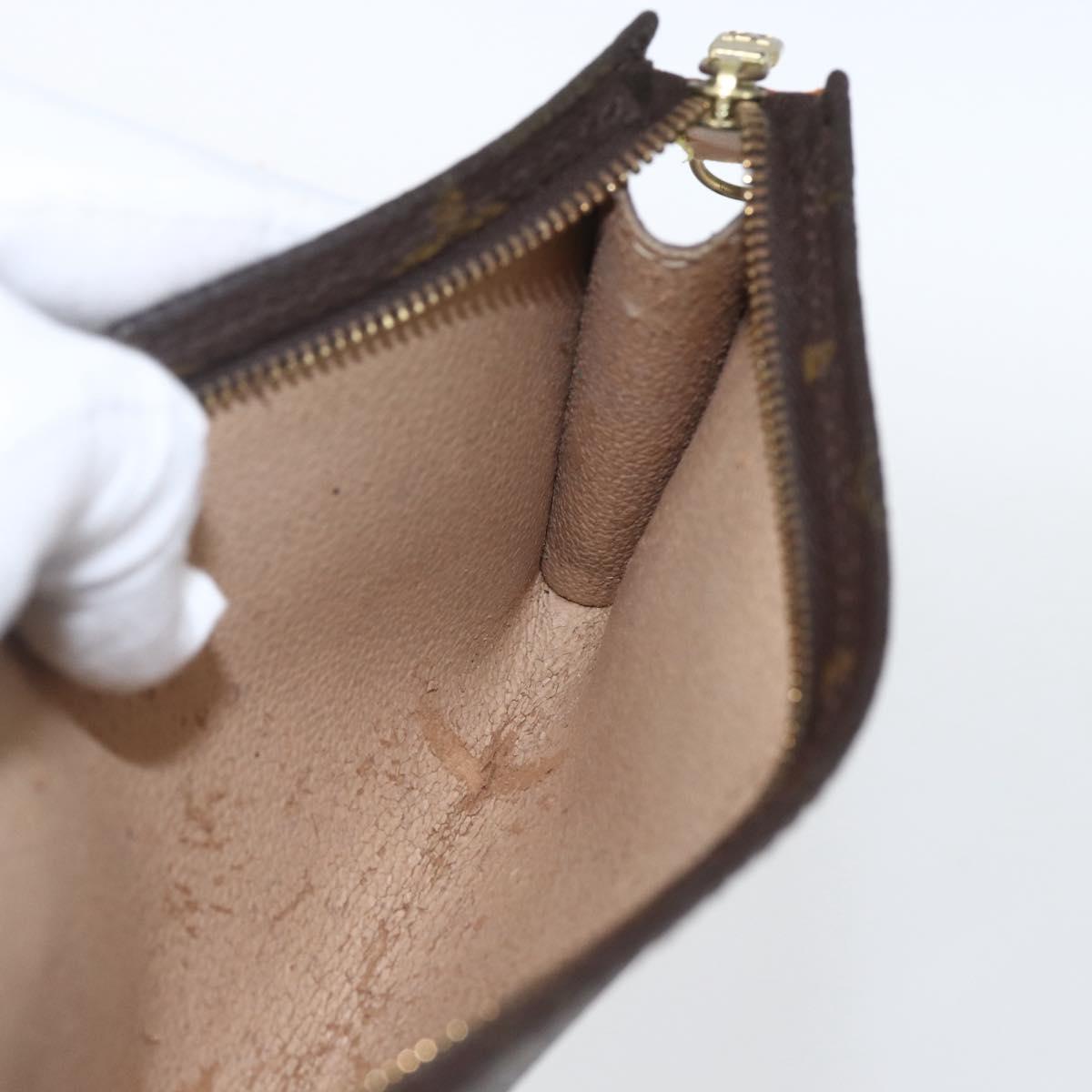 LOUIS VUITTON Monogram Bucket GM Accessory Pouch LV Auth hk3390