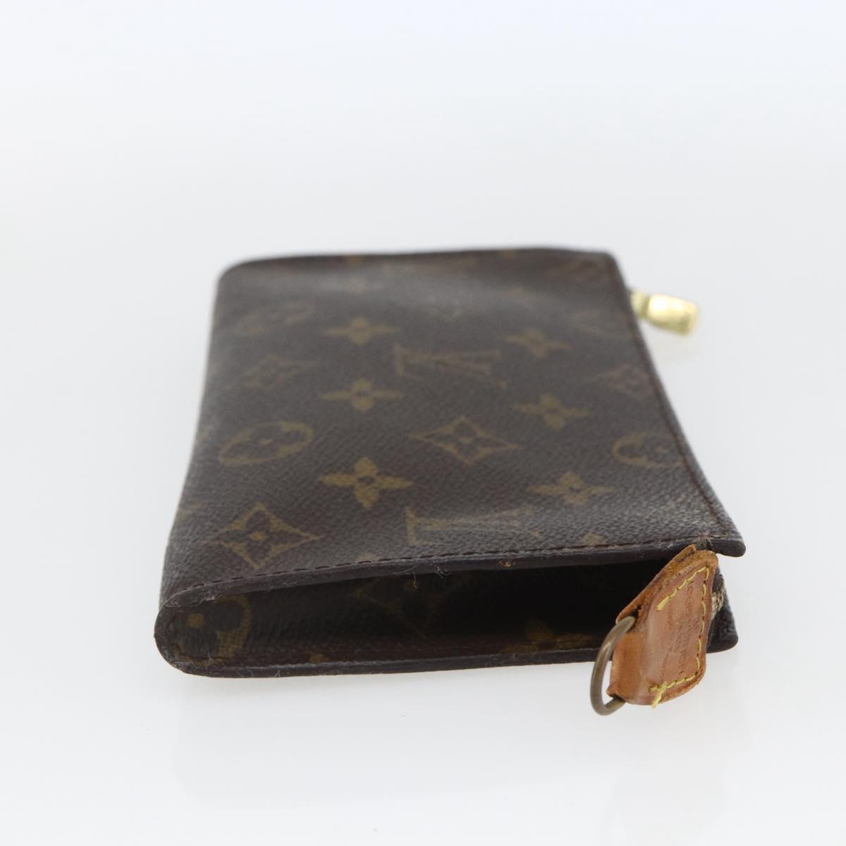 LOUIS VUITTON Monogram Bucket GM Accessory Pouch LV Auth hk3390