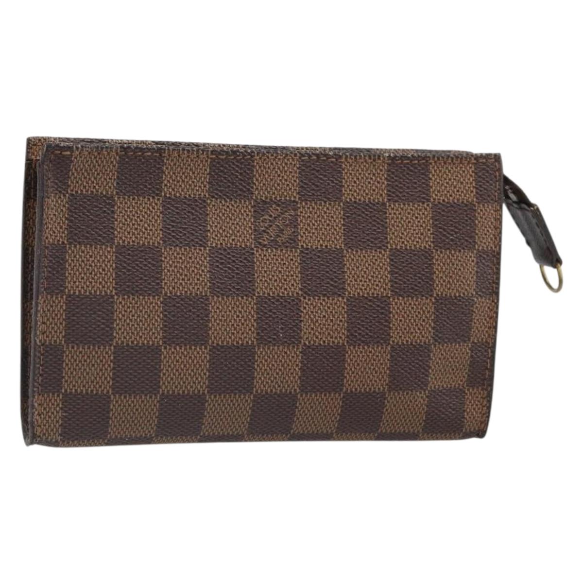 LOUIS VUITTON Damier Ebene Marais Pouch Pouch LV Auth hk3391