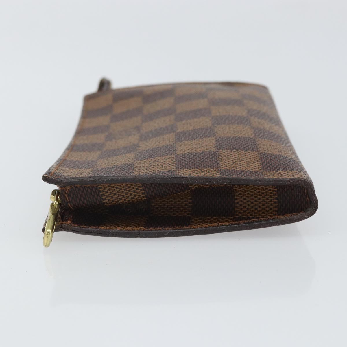 LOUIS VUITTON Damier Ebene Marais Pouch Pouch LV Auth hk3391