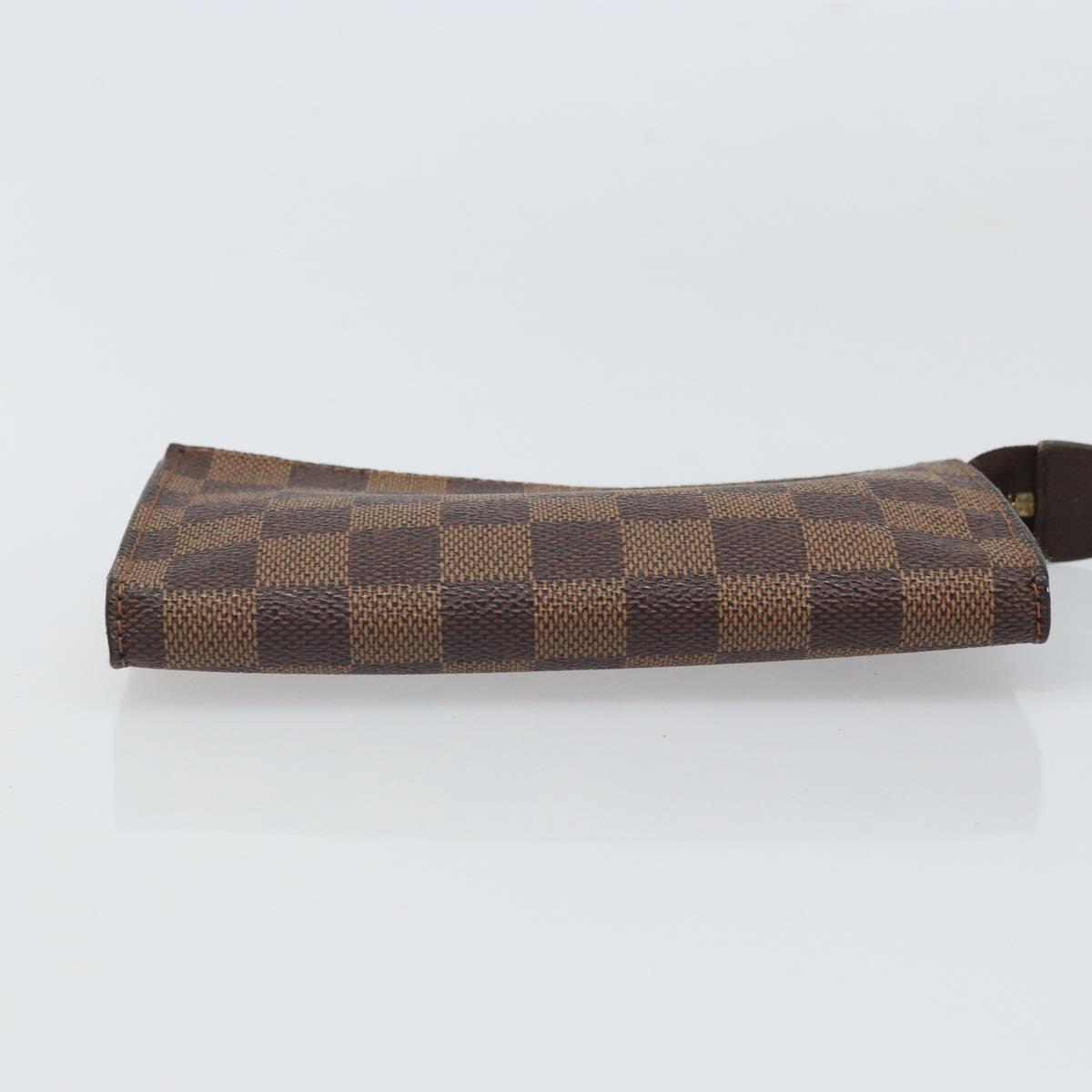 LOUIS VUITTON Damier Ebene Marais Pouch Pouch LV Auth hk3391