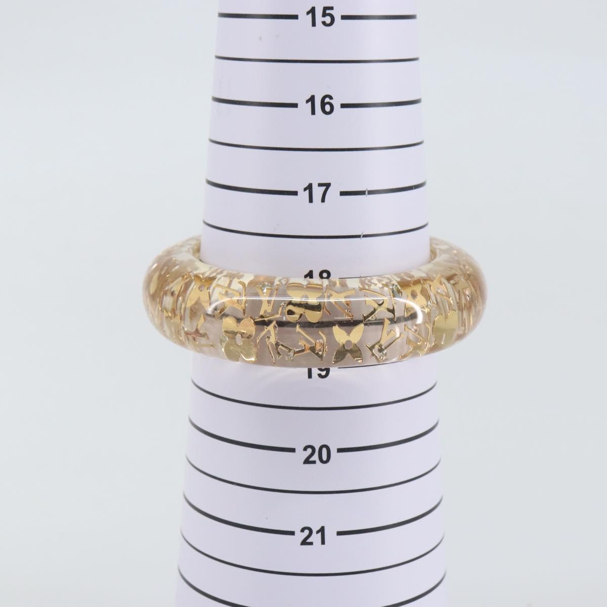 LOUIS VUITTON Brasserie Unclosure GM Bracelet Plastic Gold M65865 LV Auth hk3394