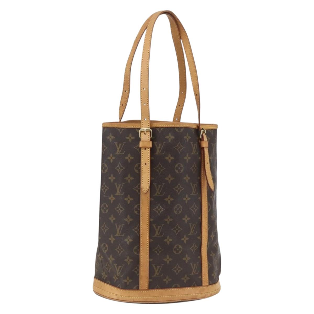 LOUIS VUITTON Monogram Bucket GM Shoulder Bag M42236 LV Auth hk3395