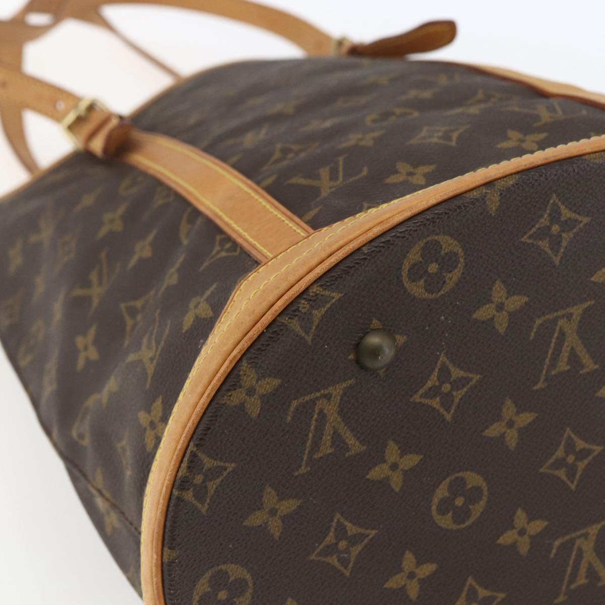 LOUIS VUITTON Monogram Bucket GM Shoulder Bag M42236 LV Auth hk3395