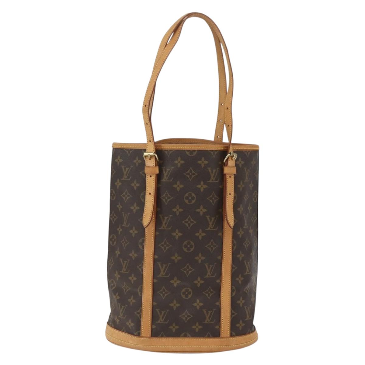 LOUIS VUITTON Monogram Bucket GM Shoulder Bag M42236 LV Auth hk3395