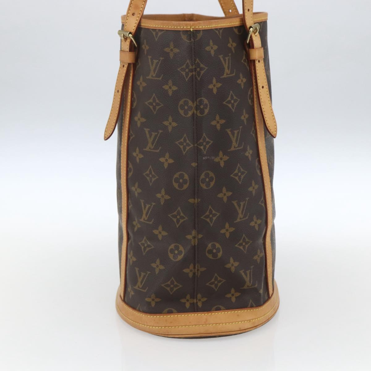 LOUIS VUITTON Monogram Bucket GM Shoulder Bag M42236 LV Auth hk3395