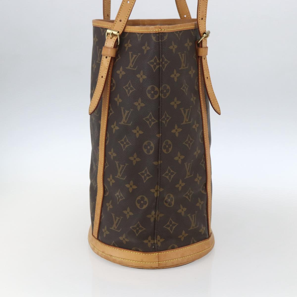 LOUIS VUITTON Monogram Bucket GM Shoulder Bag M42236 LV Auth hk3395