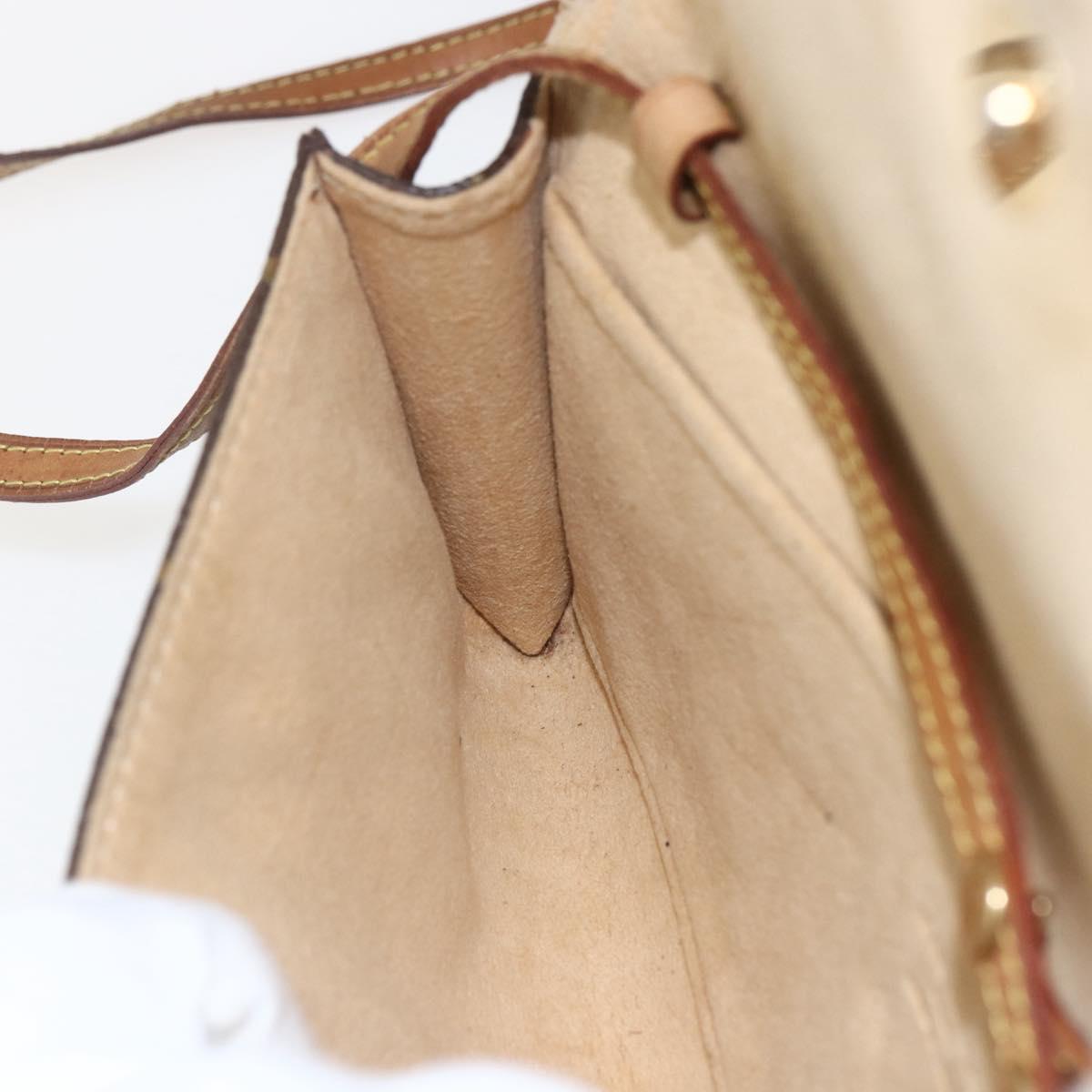LOUIS VUITTON Monogram Pochette Twin GM Shoulder Bag M51852 LV Auth hk3399