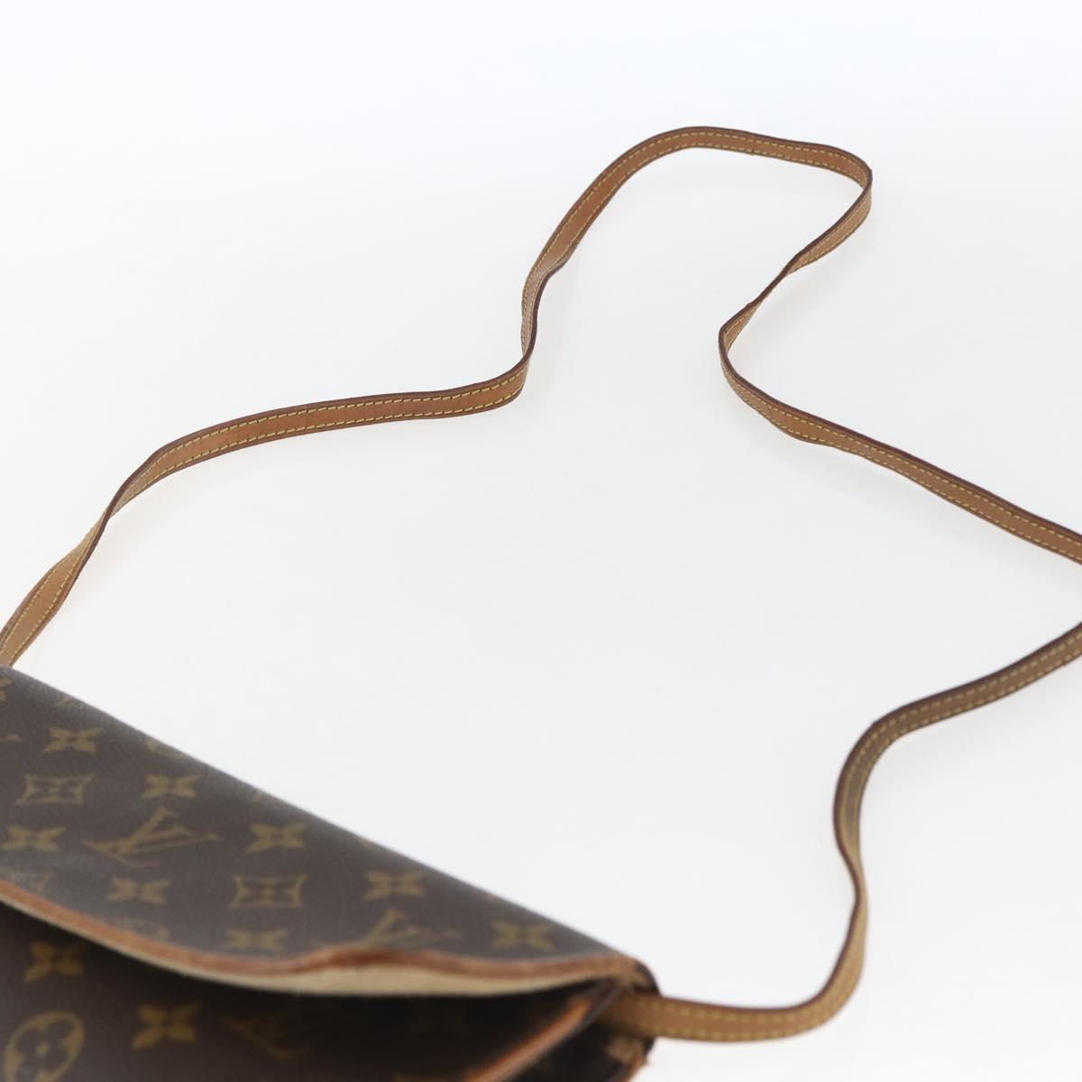 LOUIS VUITTON Monogram Pochette Twin GM Shoulder Bag M51852 LV Auth hk3399