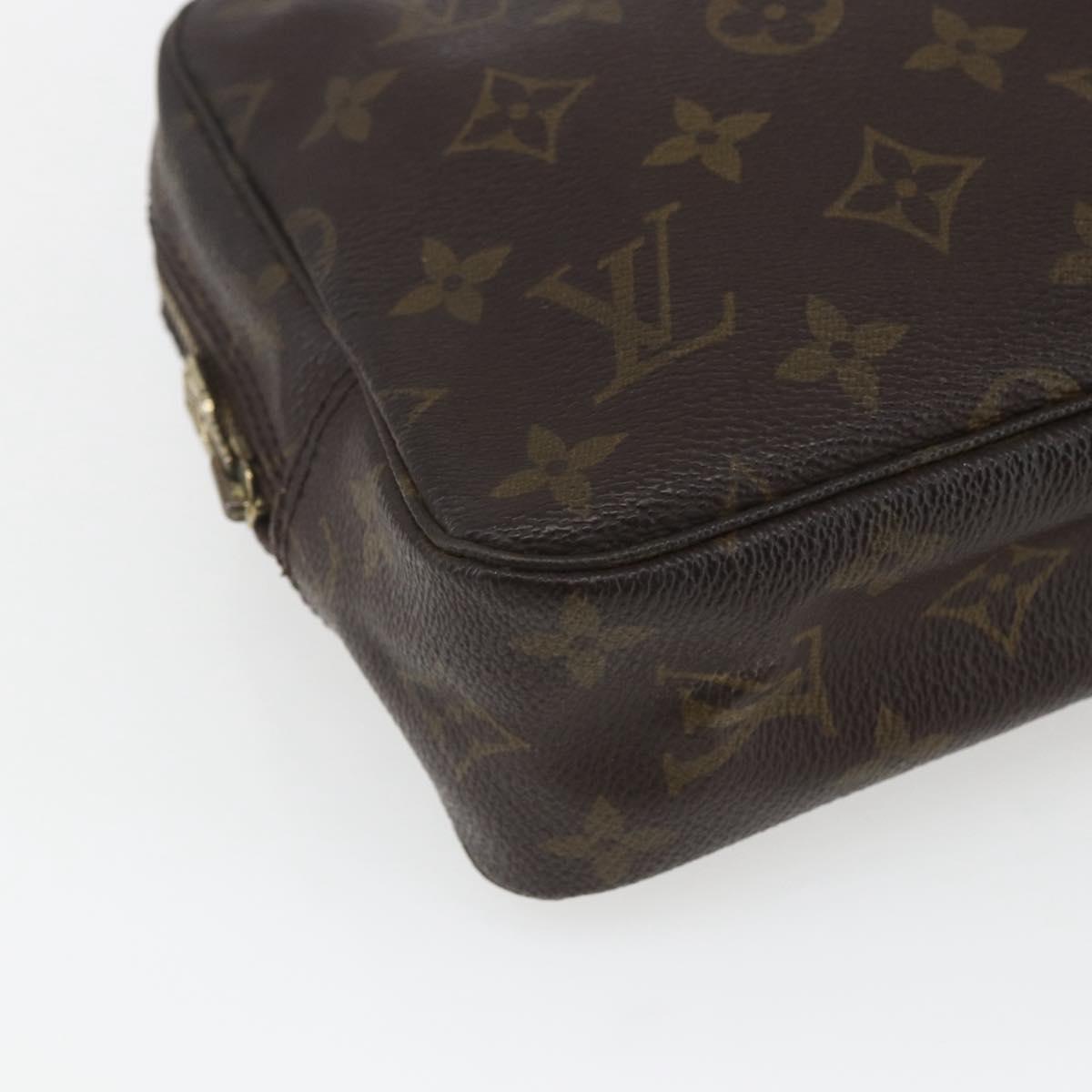 LOUIS VUITTON Monogram Trousse Toilette 23 Clutch Bag M47524 LV Auth hk3401