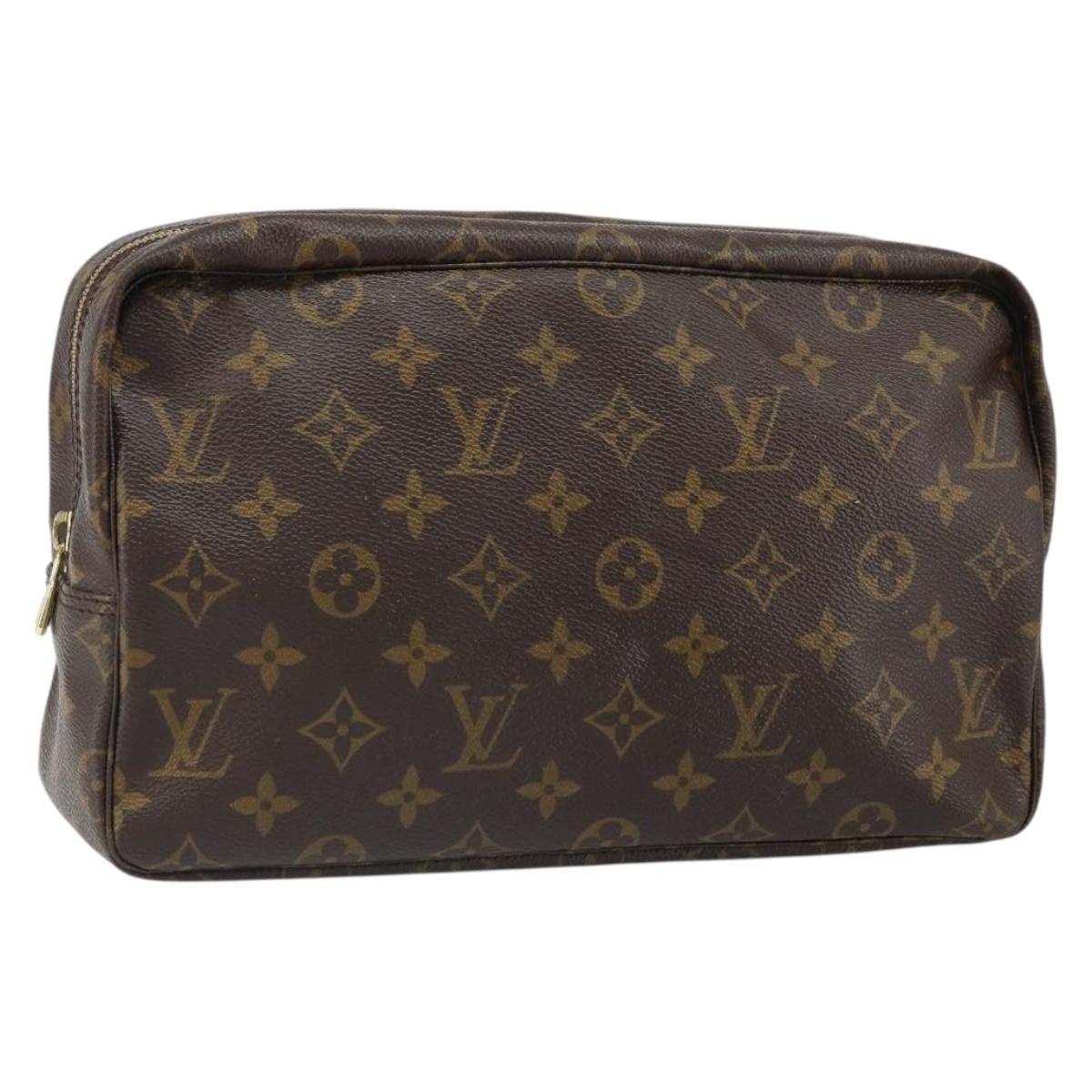 LOUIS VUITTON Monogram Trousse Toilette 28 Clutch Bag M47522 LV Auth hk3402