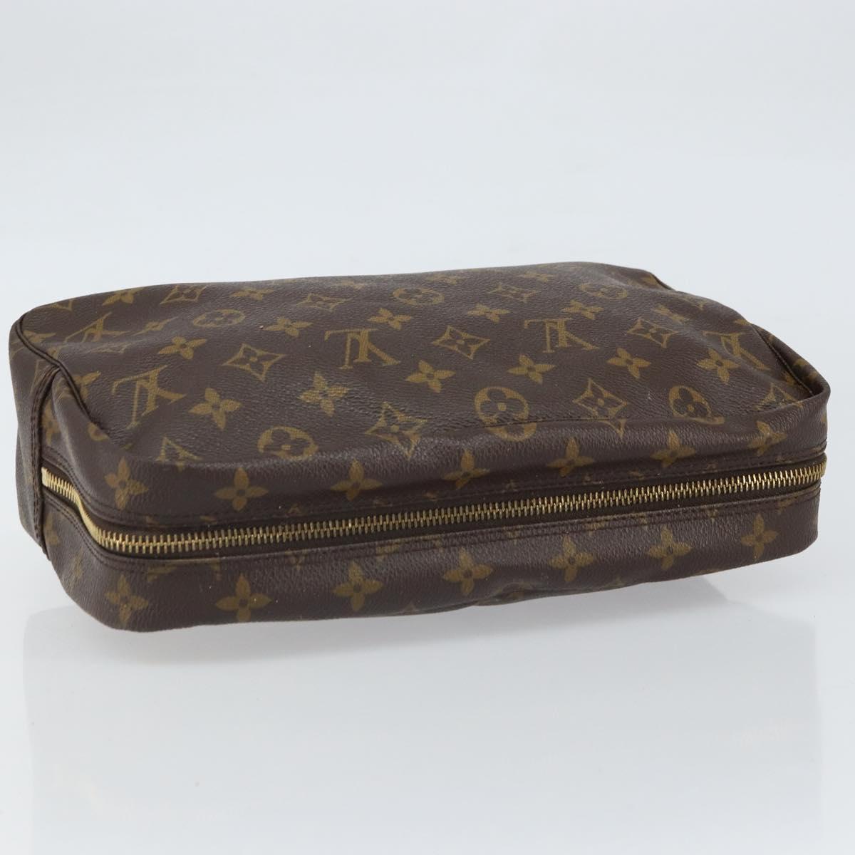 LOUIS VUITTON Monogram Trousse Toilette 28 Clutch Bag M47522 LV Auth hk3402
