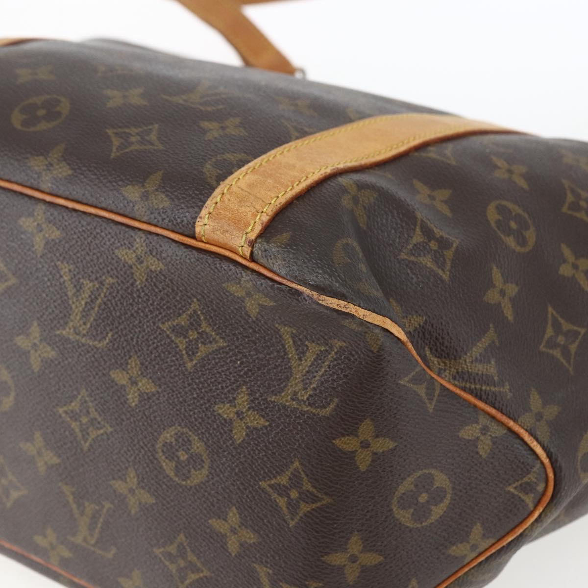 LOUIS VUITTON Monogram Sac Shopping Tote Bag M51108 LV Auth hk3408