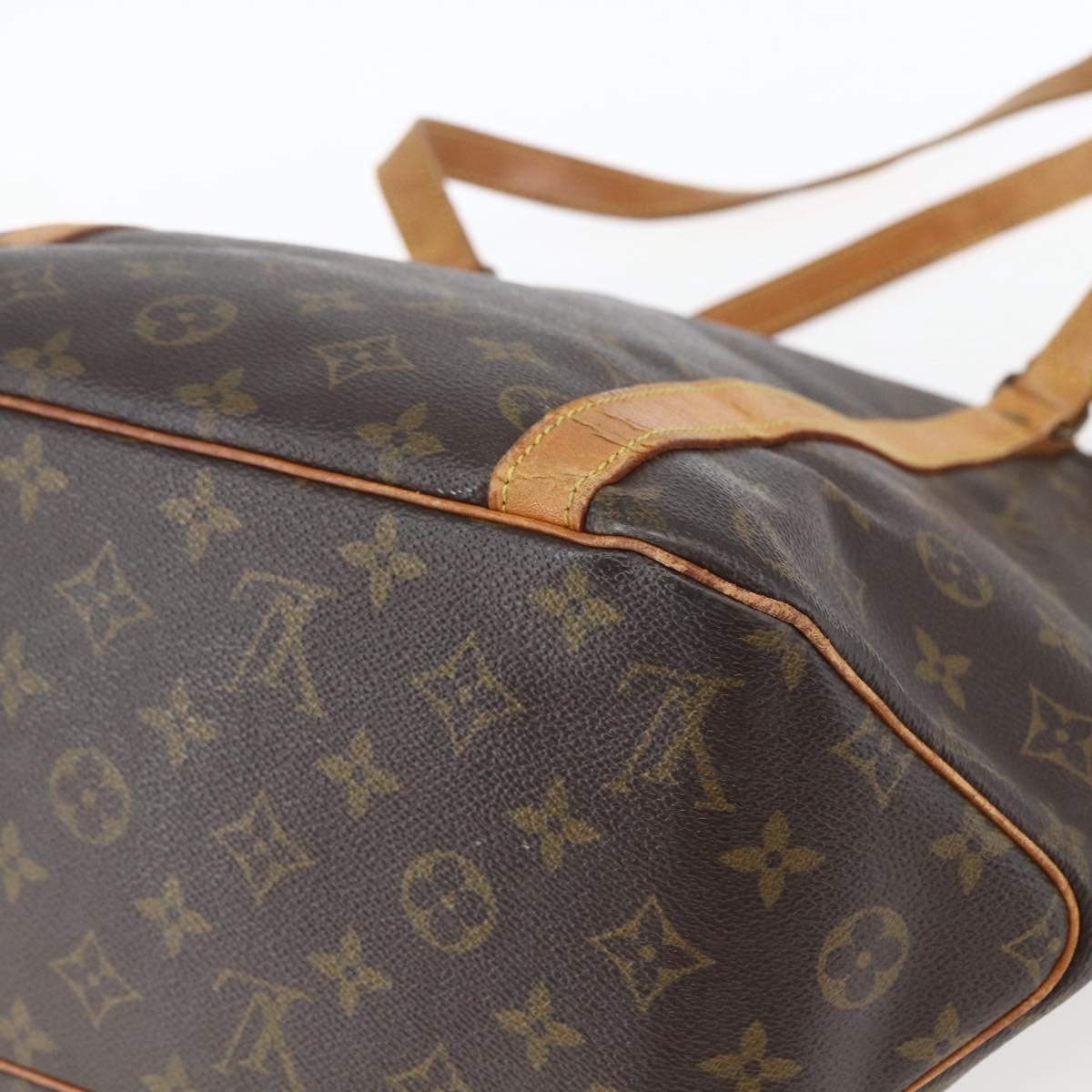 LOUIS VUITTON Monogram Sac Shopping Tote Bag M51108 LV Auth hk3408