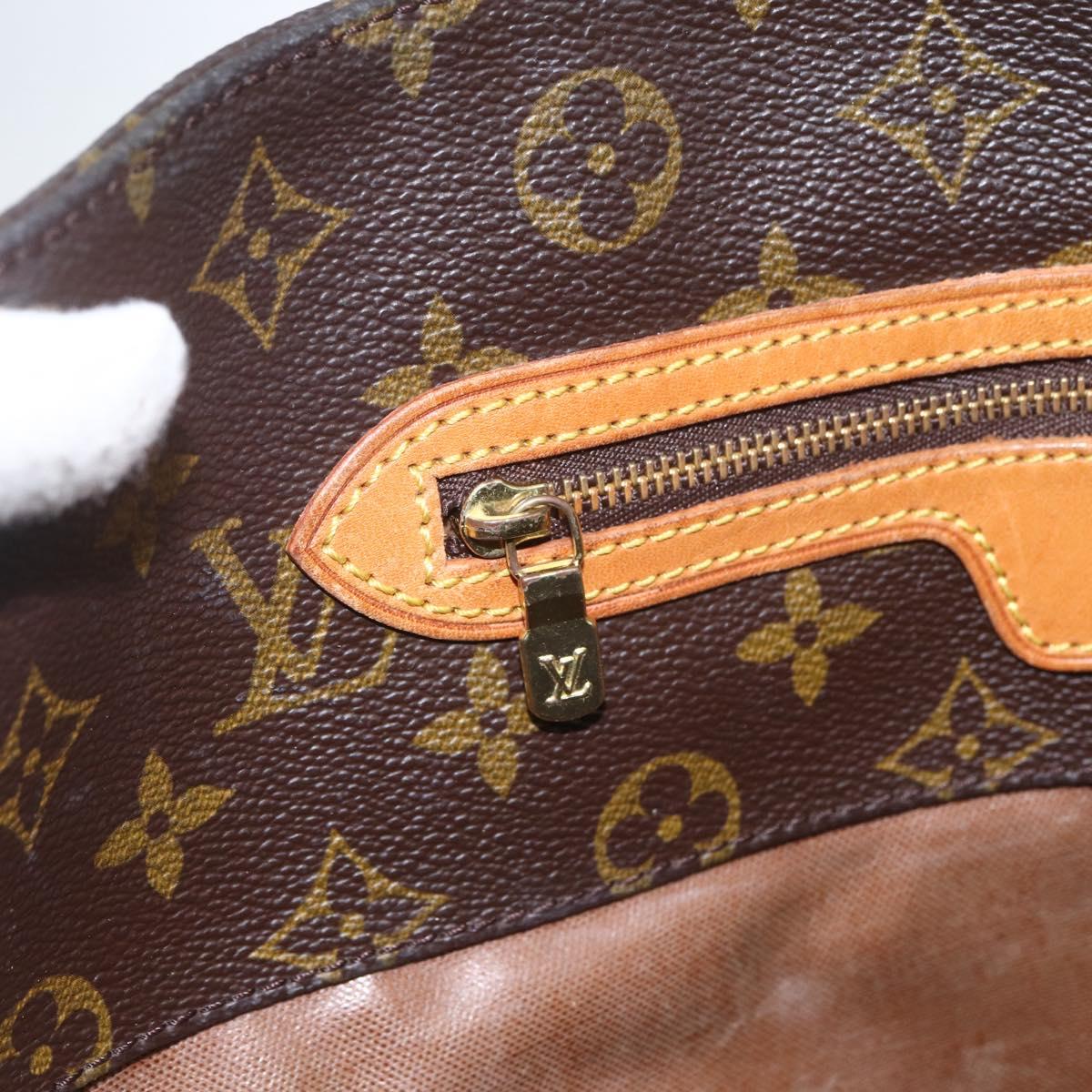 LOUIS VUITTON Monogram Sac Shopping Tote Bag M51108 LV Auth hk3408