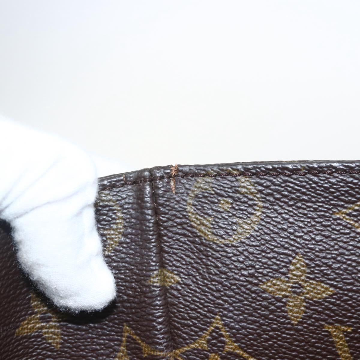 LOUIS VUITTON Monogram Sac Shopping Tote Bag M51108 LV Auth hk3408