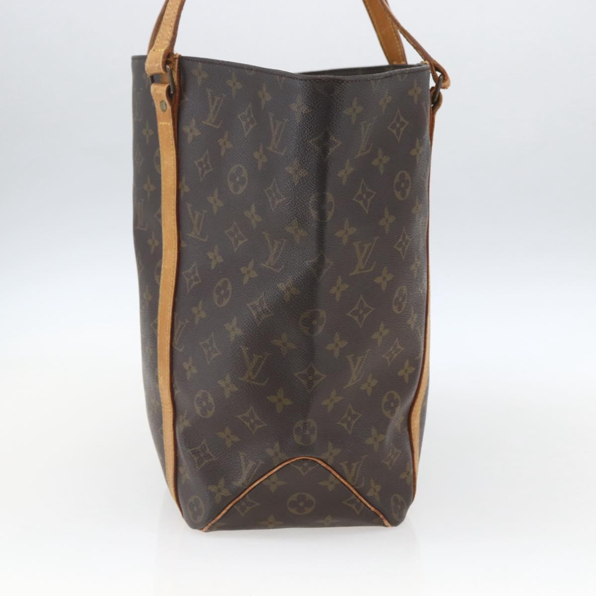 LOUIS VUITTON Monogram Sac Shopping Tote Bag M51108 LV Auth hk3408