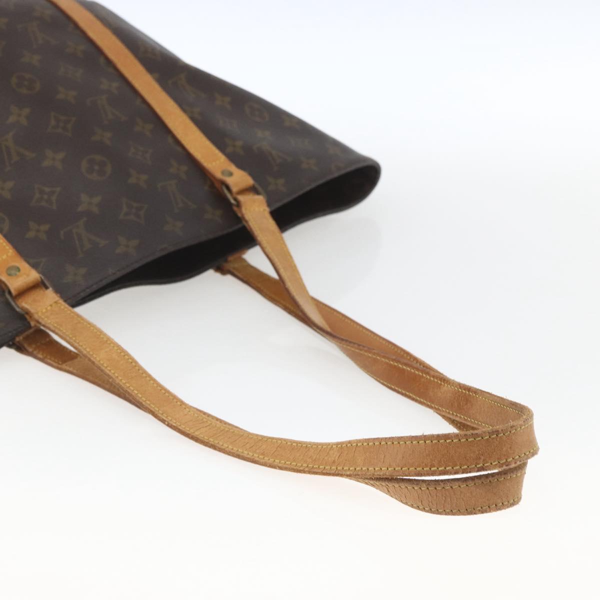 LOUIS VUITTON Monogram Sac Shopping Tote Bag M51108 LV Auth hk3408