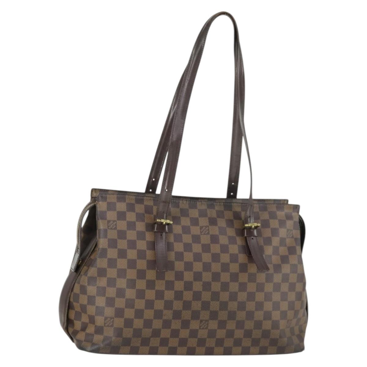LOUIS VUITTON Damier Ebene Chelsea Tote Bag N51119 LV Auth hk3421