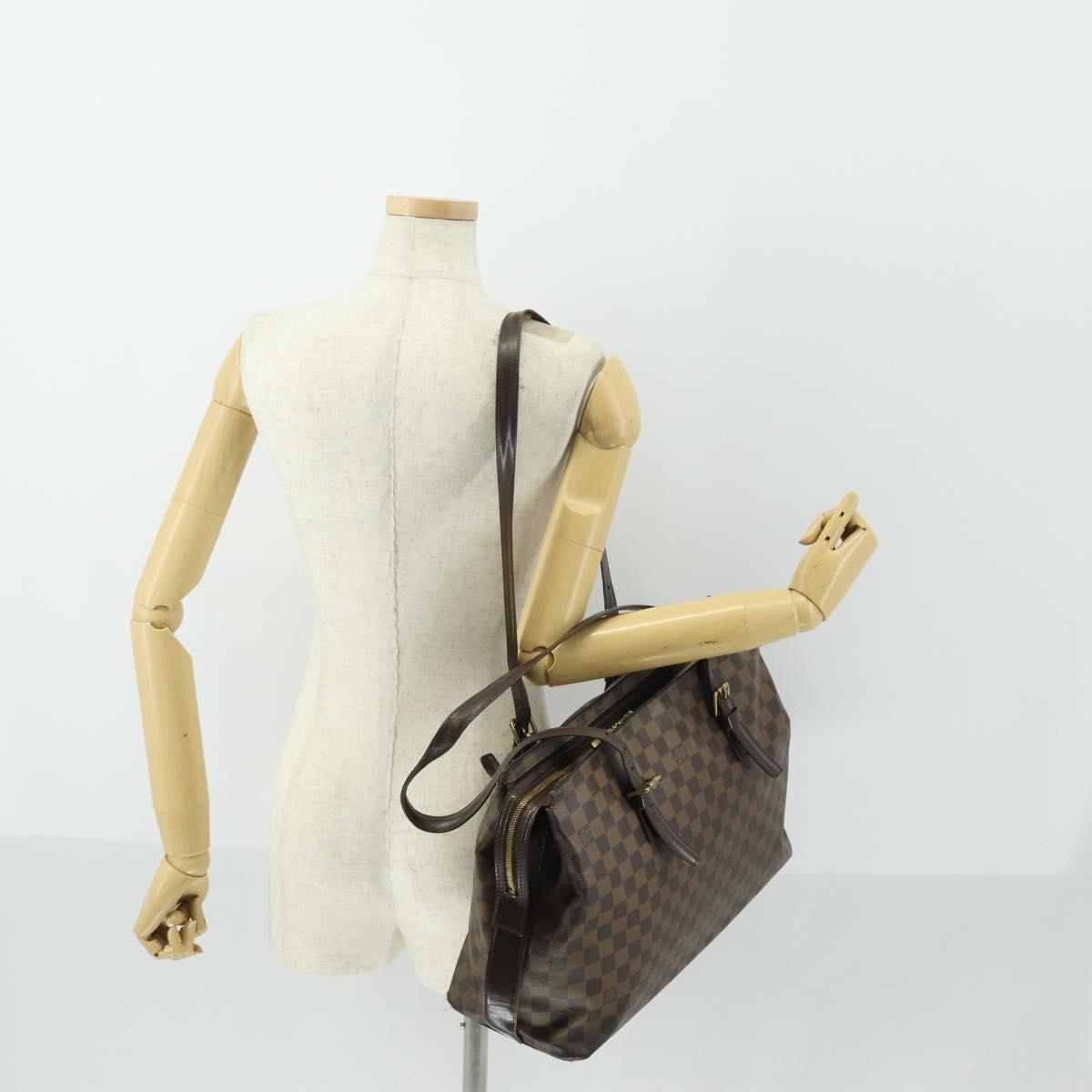LOUIS VUITTON Damier Ebene Chelsea Tote Bag N51119 LV Auth hk3421