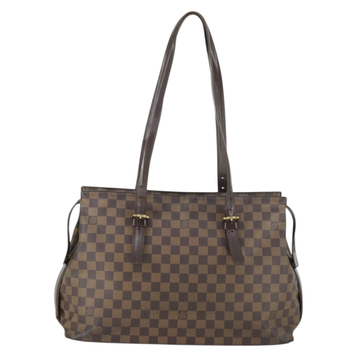 LOUIS VUITTON Damier Ebene Chelsea Tote Bag N51119 LV Auth hk3421