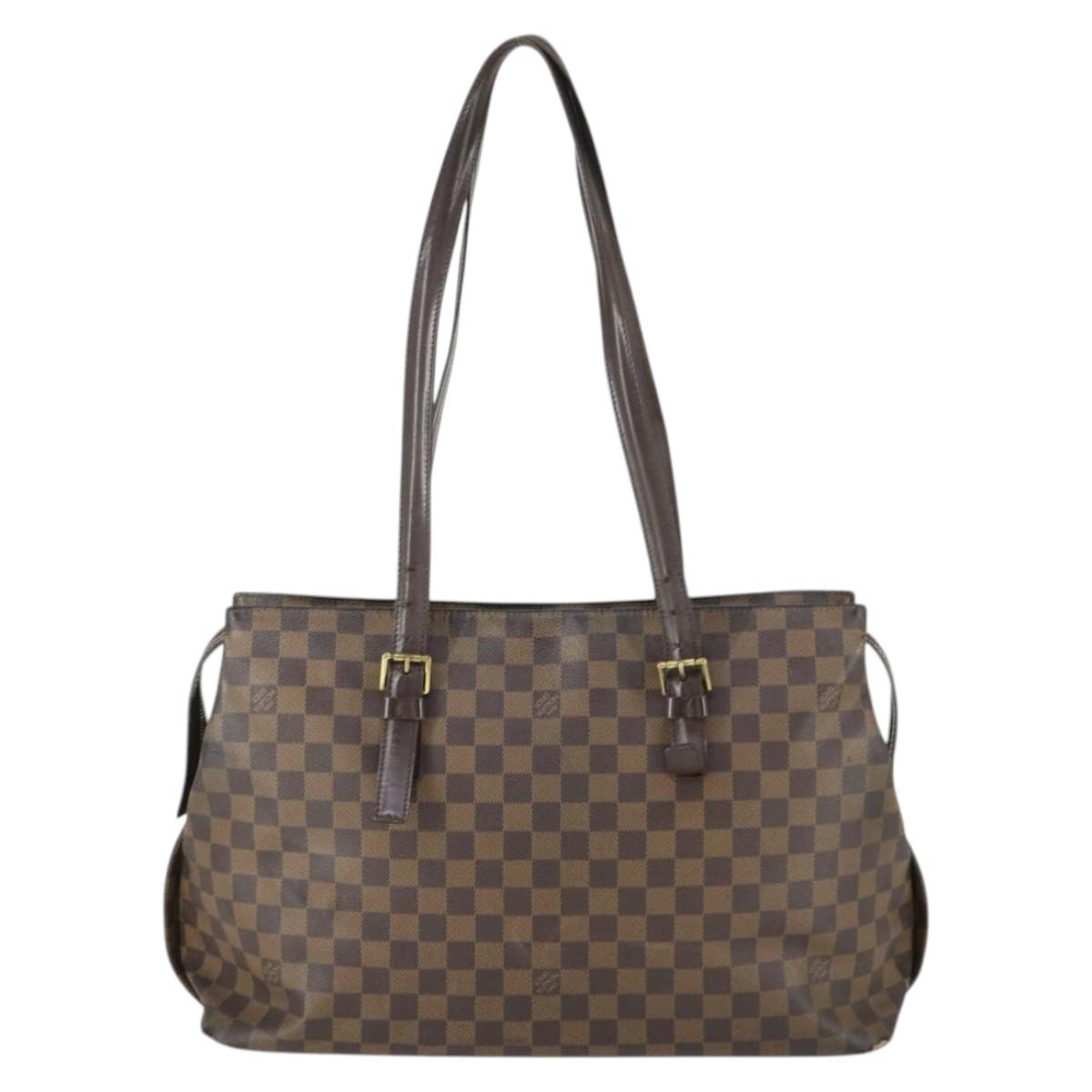 LOUIS VUITTON Damier Ebene Chelsea Tote Bag N51119 LV Auth hk3421