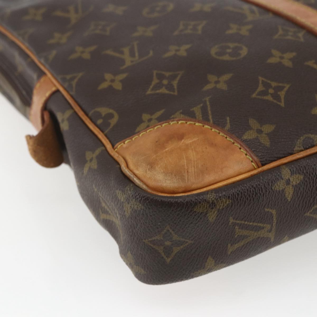 LOUIS VUITTON Monogram Porte Documents Voyage Business Bag M53361 LV Auth hk3424