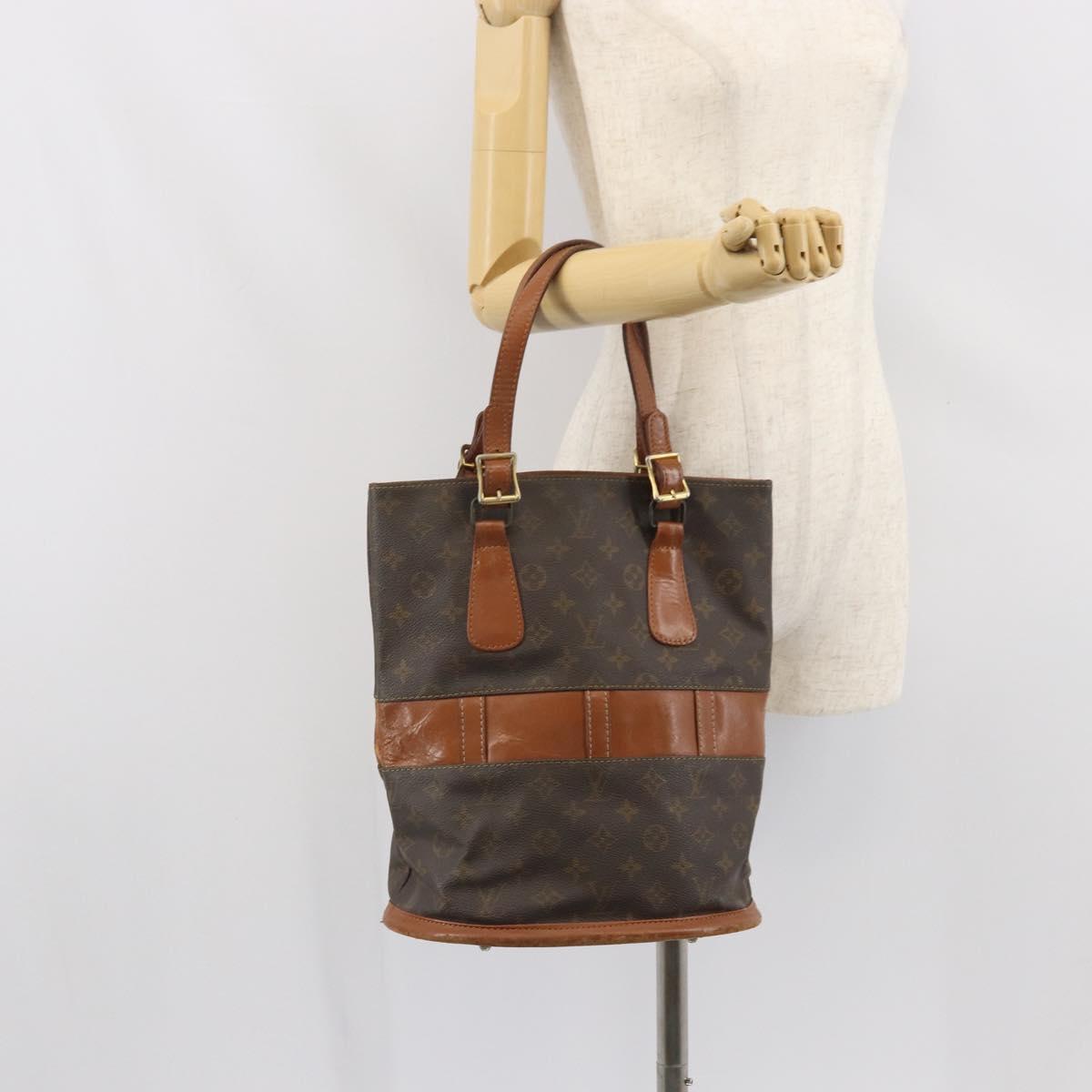 LOUIS VUITTON Monogram Bucket GM Shoulder Bag USA limited T42236 LV Auth hk3426