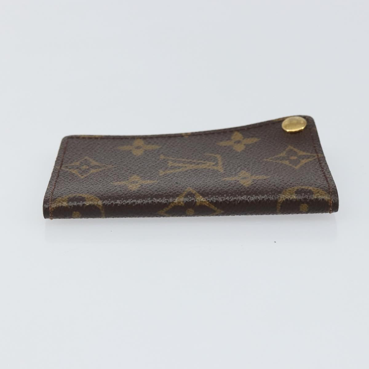 LOUIS VUITTON Monogram Porto Cartes Crdit Pression Card Case M60937 Auth hk3429