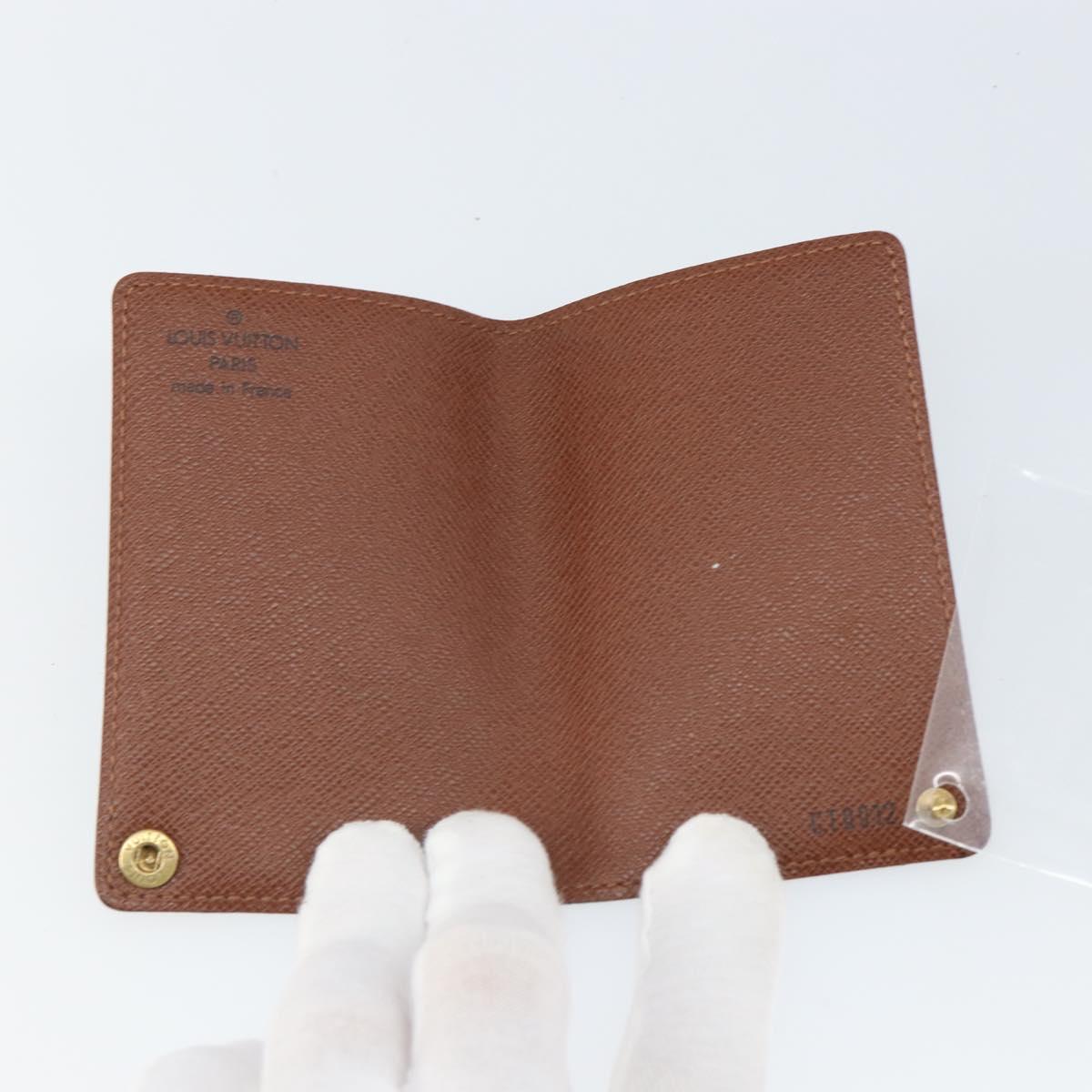 LOUIS VUITTON Monogram Porto Cartes Crdit Pression Card Case M60937 Auth hk3430