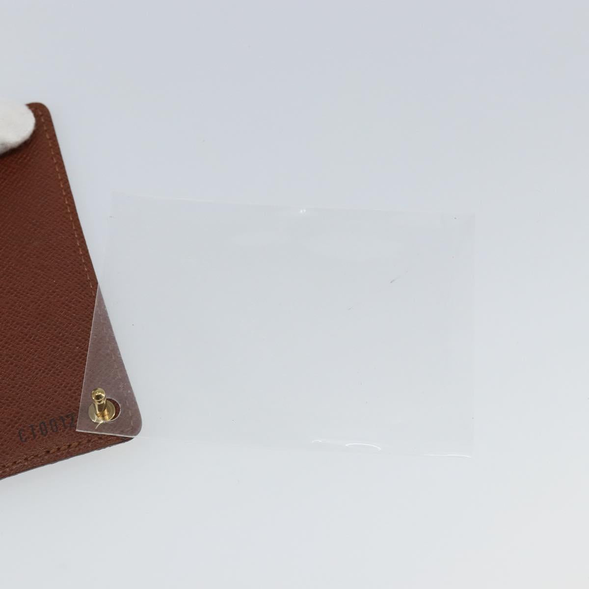 LOUIS VUITTON Monogram Porto Cartes Crdit Pression Card Case M60937 Auth hk3430