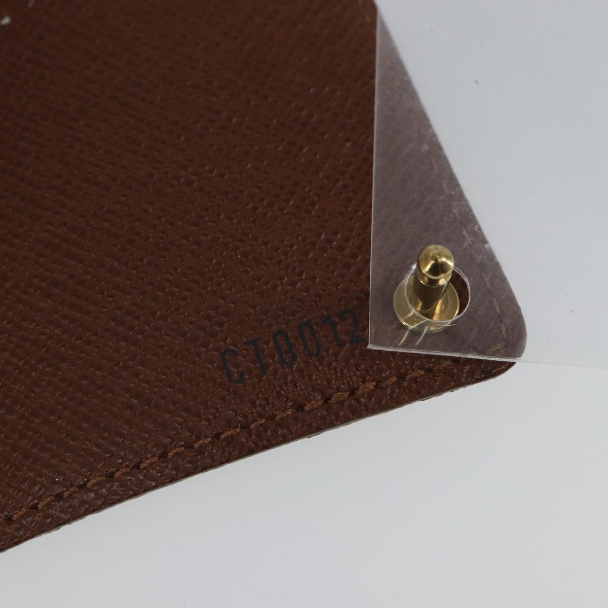 LOUIS VUITTON Monogram Porto Cartes Crdit Pression Card Case M60937 Auth hk3430