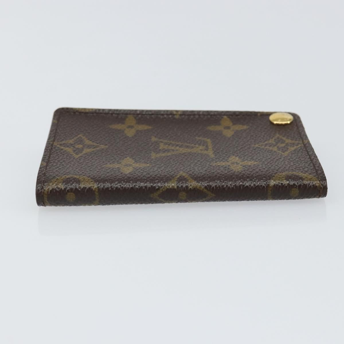 LOUIS VUITTON Monogram Porto Cartes Crdit Pression Card Case M60937 Auth hk3430