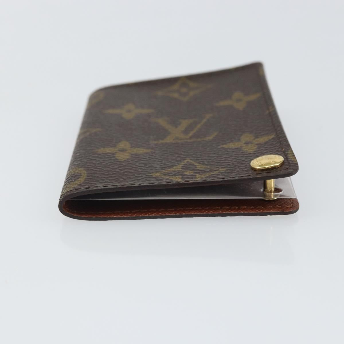 LOUIS VUITTON Monogram Porto Cartes Crdit Pression Card Case M60937 Auth hk3430