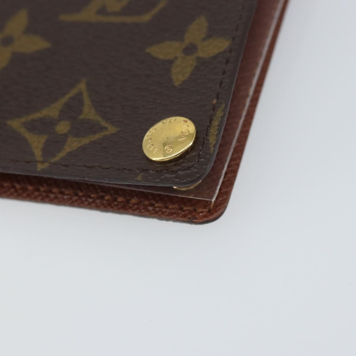 LOUIS VUITTON Monogram Porto Cartes Crdit Pression Card Case M60937 Auth hk3430