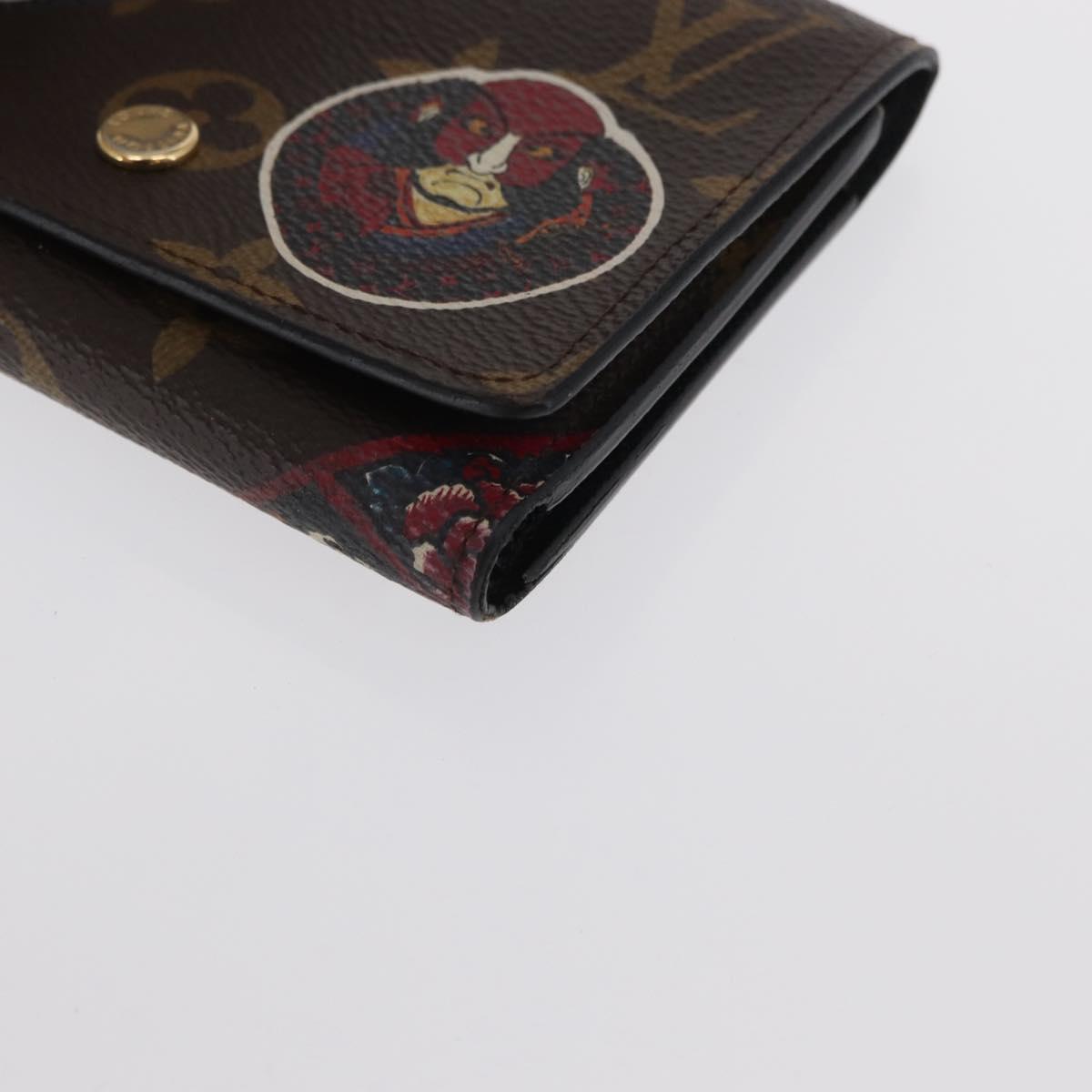 LOUIS VUITTON Monogram Kabuki Portefeuille Victorine Wallet M67253 Auth hk3432
