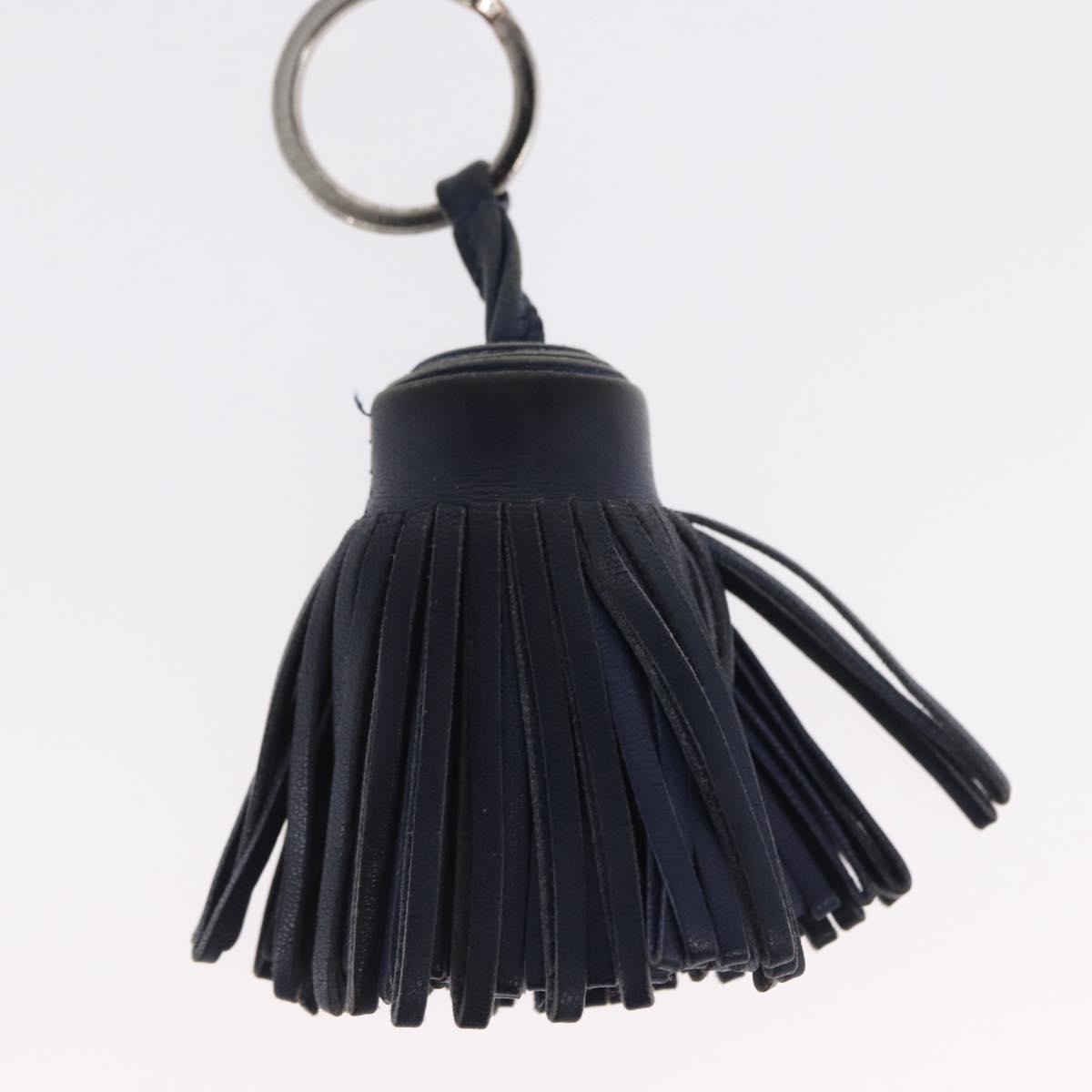 HERMES Carmen Charm Leather Navy Auth hk3436