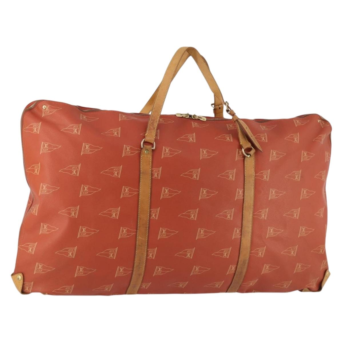 LOUIS VUITTON LV Cup Kabul Boston Bag Red M80020 LV Auth hk3439