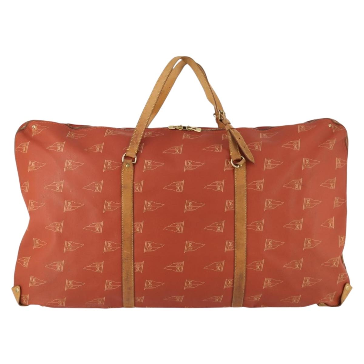 LOUIS VUITTON LV Cup Kabul Boston Bag Red M80020 LV Auth hk3439