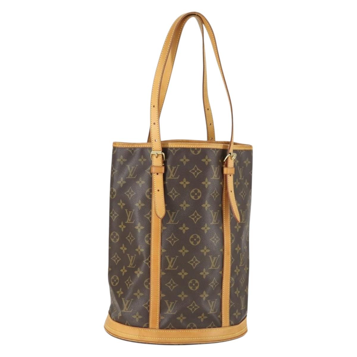 LOUIS VUITTON Monogram Bucket GM Shoulder Bag M42236 LV Auth hk3441
