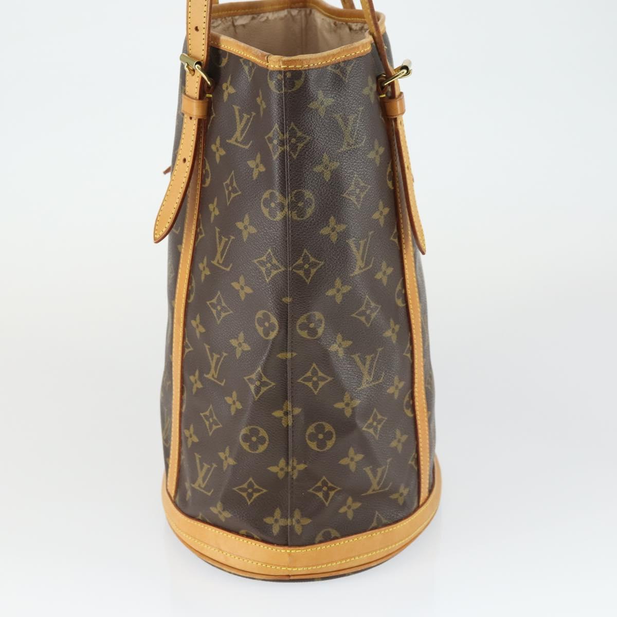 LOUIS VUITTON Monogram Bucket GM Shoulder Bag M42236 LV Auth hk3441