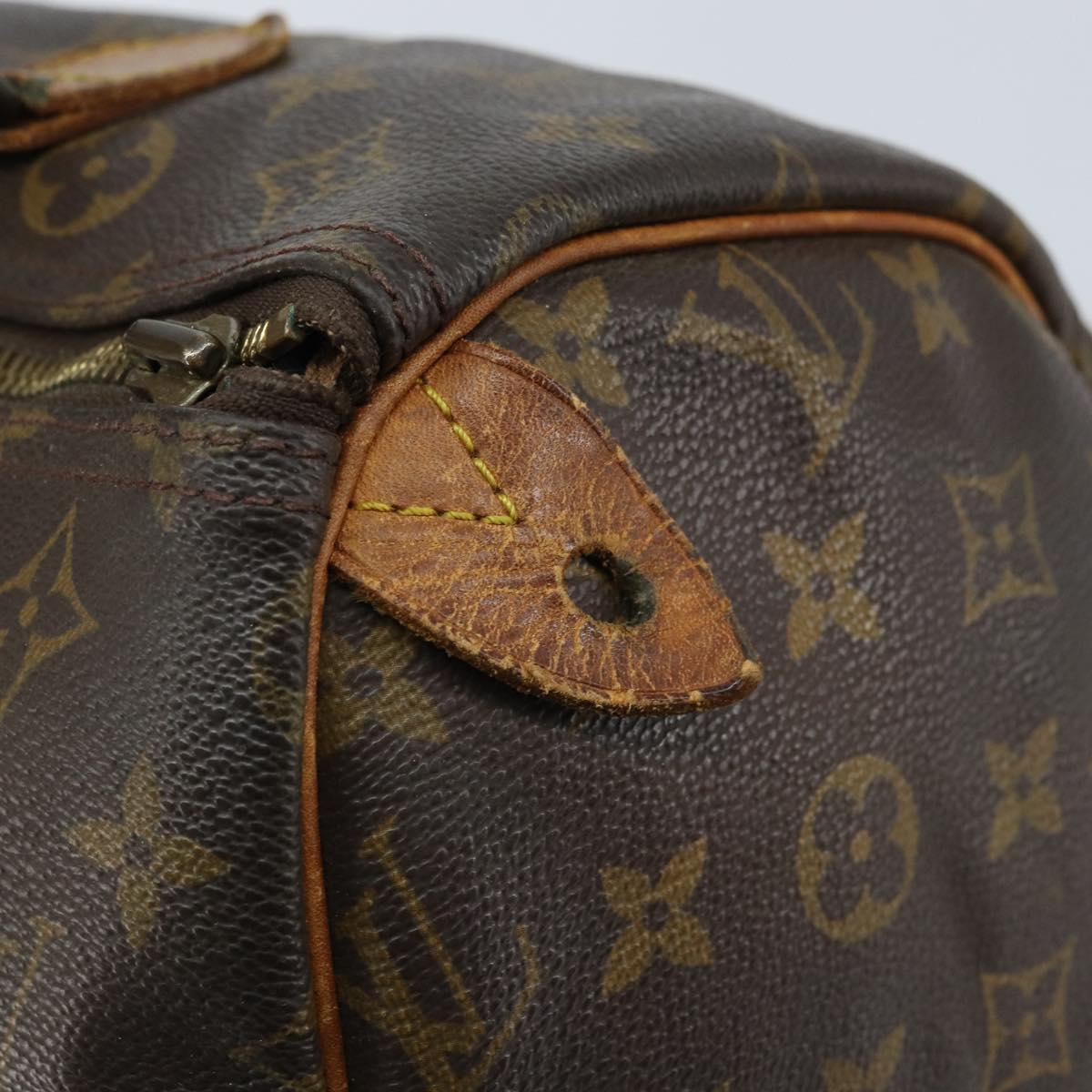LOUIS VUITTON Monogram Speedy 30 Hand Bag M41526 LV Auth hk3444