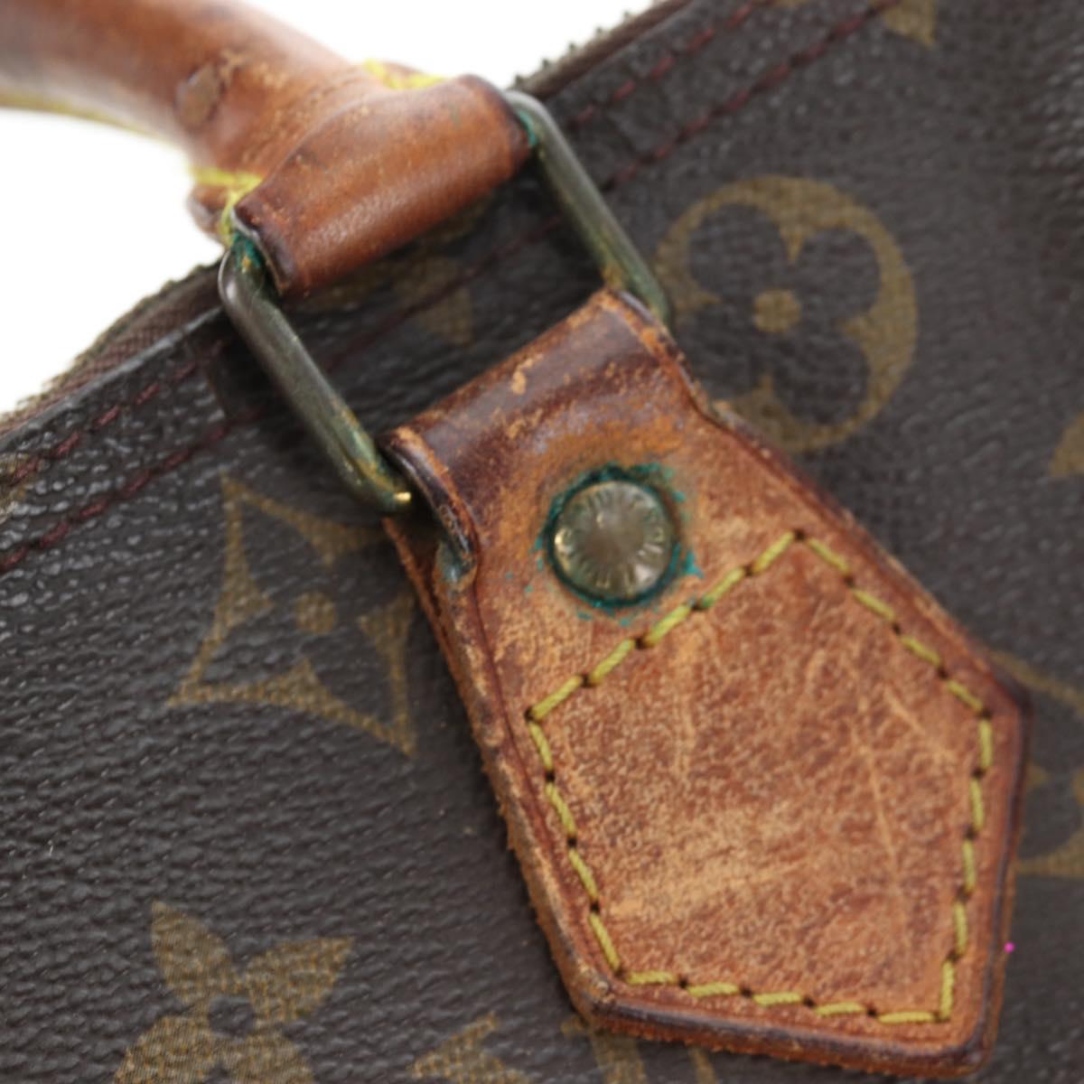 LOUIS VUITTON Monogram Speedy 30 Hand Bag M41526 LV Auth hk3444