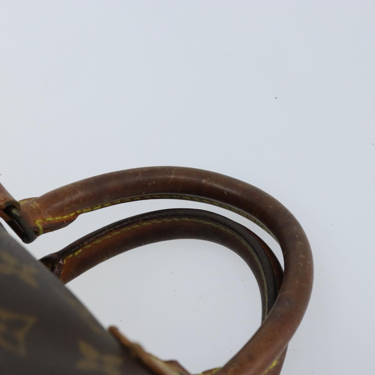 LOUIS VUITTON Monogram Speedy 30 Hand Bag M41526 LV Auth hk3444