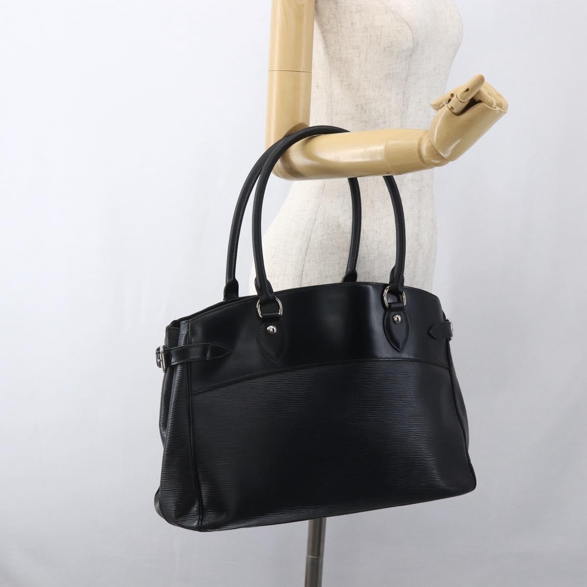 LOUIS VUITTON Epi Passy GM Hand Bag Black M59252 LV Auth hk3448