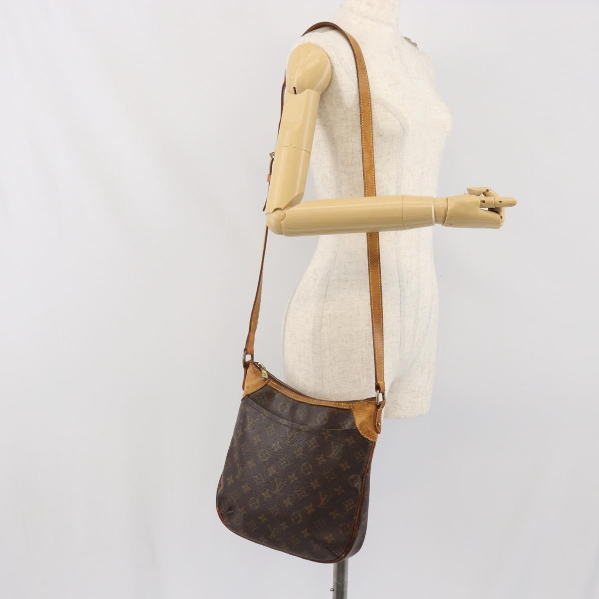 LOUIS VUITTON Monogram Odeon PM Shoulder Bag M56390 LV Auth hk3451