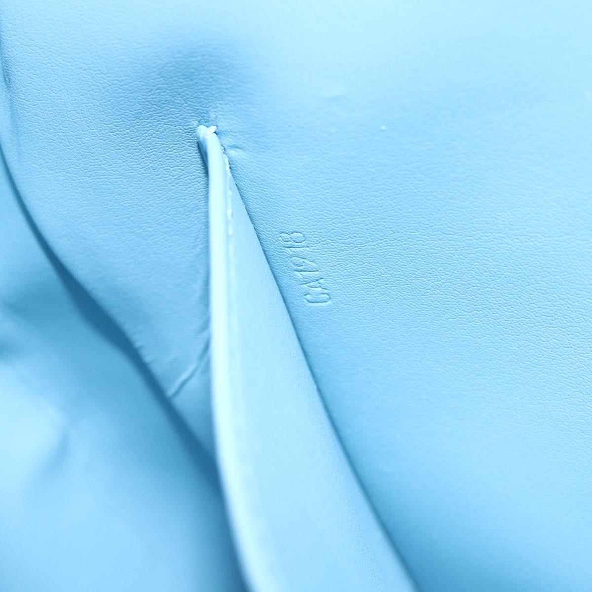 LOUIS VUITTON Monogram Vernis Thompson Street Bag Baby Blue M91009 Auth hk3458